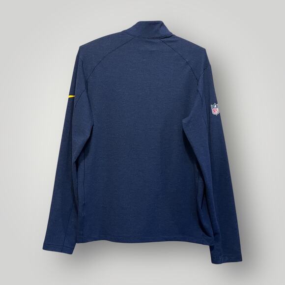 Nike Dri Fit Pullover Jacket 1/4 Zip Green Bay Packers Retro Colors NFL On Field - Picture 2 of 10